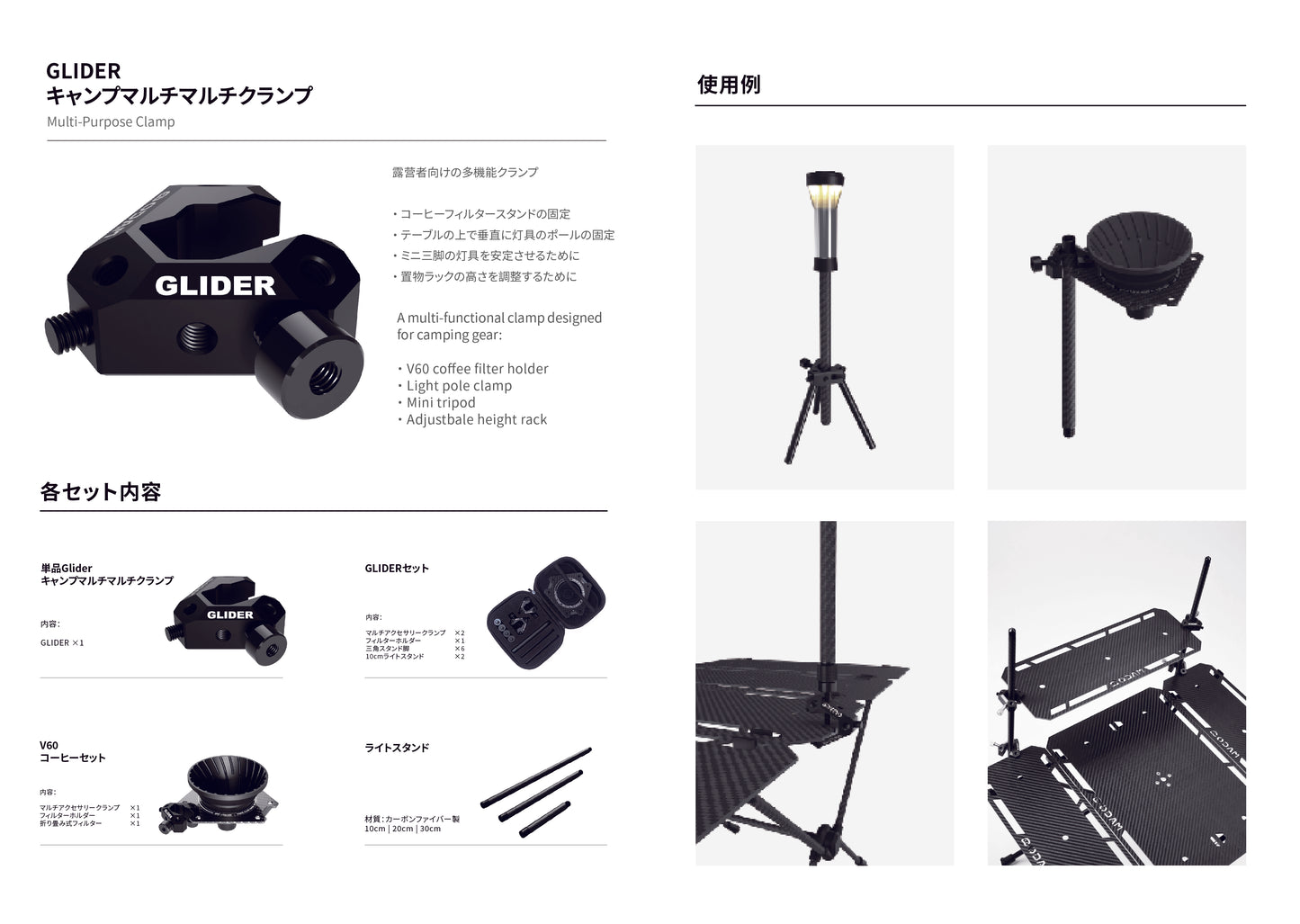 ODAM マルチクランプ Glider